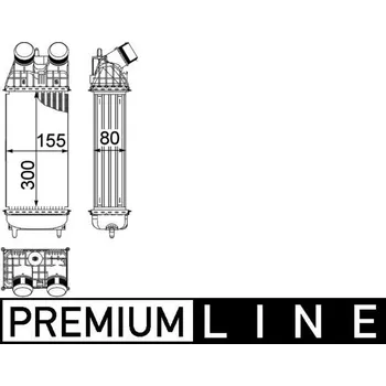Chladič motoru Chladič turba MAHLE CI 210 000P