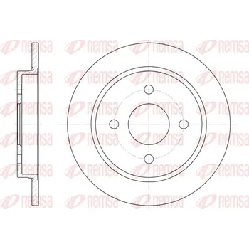 Brzdový kotouč Brzdový kotouč REMSA 6155.00