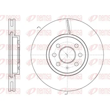 Brzdový kotouč Brzdový kotouč REMSA 6685.10