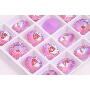 Dětské navlékací korálky Rivoli 6 mm - Violet č. 449