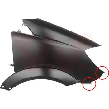 Blatník karosérie Blatník VAN WEZEL 3083658