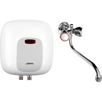 Hakl PRŮTOKOVÝ BEZTLAKOVÝ OHŘÍVAČ VODY HAPL, PŘÍKON 4,5 KW, S KLASICKOU STĚNOVOU BATERIÍ PO-HAPLSOL3115V20-4,5kW