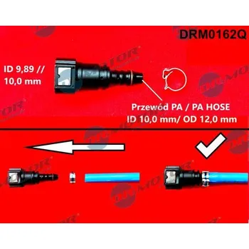 Hadicová spojka, palivová hadice Dr.Motor Automotive DRM0162Q