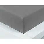 XPOSE® Jersey prostěradlo Exclusive - tmavě šedé 200x220 cm, Jersey + Prodloužená možnost vrácení zboží do 50 dnů