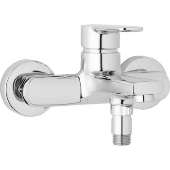 Vodovodní baterie JB Sanitary Miram M10 50 00 Vanová nástěnná baterie s otočným keramickým přepínačem, 150 mm