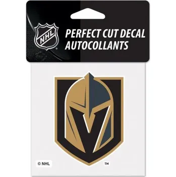 Puk WinCraft Samolepka Vegas Golden Knights Perfect Cut Decal 10x10 394826
