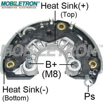 Autoelektrika Usměrňovač, generátor, , MOBILETRON, RB-184HV