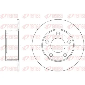 Brzdový kotouč Brzdový kotouč REMSA 6123.00