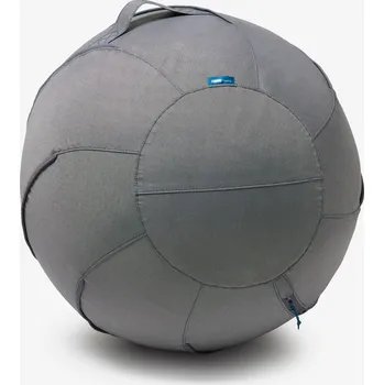 Gymnastický míč DOMYOS Potah na gymnastický míč velikosti 1 55 cm BÉŽOVÁ|KAŠTANOVÁ|ŠEDÁ