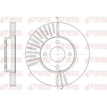 Brzdový kotouč Brzdový kotouč REMSA 61467.10