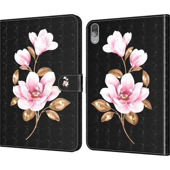 Příslušenství pro tablet Patte zavírací pouzdro na Lenovo Tab P11 Pro - růžový květ