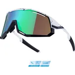 Brýle FORCE ATTIC bílo-černé, zelené kontrastní sklo barva skla: zelená, barva obruby: bílá