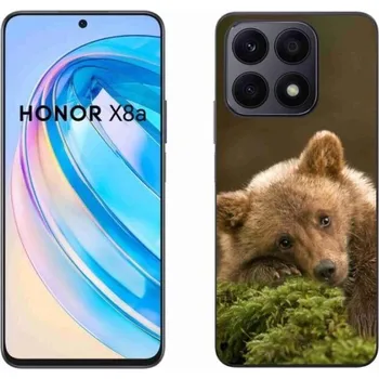 Pouzdro na mobilní telefon Gelový kryt mmCase na mobil Honor X8a - medvěd