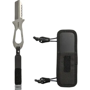 DECATHLON Potápěčský nůž z nerezové oceli ČERNÁ|ŠEDÁ