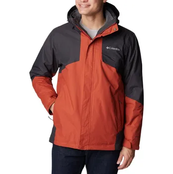 Pánská bunda Pánská Bunda 3v1 COLUMBIA BUGABOO II FLEECE INTERCHANGE JACKET 1800662849 – Červená S