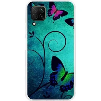 Pouzdro na mobilní telefon Gelový kryt mmCase na mobil Huawei P40 Lite - barevní motýli