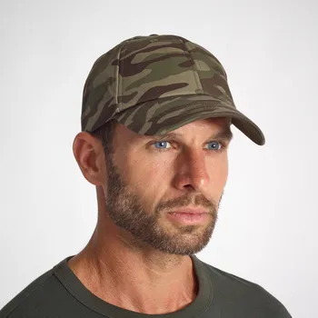 Kšiltovka SOLOGNAC Lovecká kšiltovka Steppe 100 maskovací ZELENÁ