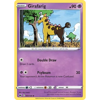 Karetní hra Pokémon karta Girafarig 061/159 - Crown Zenith