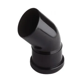 Fitinka Černé koleno 110 mm 45°