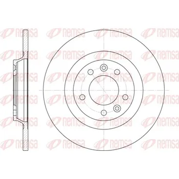 Brzdový kotouč Brzdový kotouč REMSA 6690.00