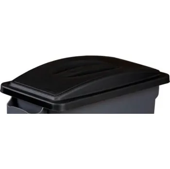 Odpadkový koš Víko s madlem, černé