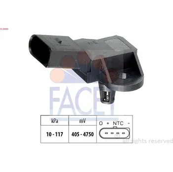 Auto-moto Snímač barometrického tlaku vzduchu FACET 10.3090