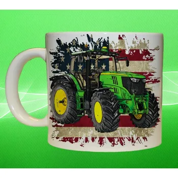 hrnek s traktorem John Deere 6210R