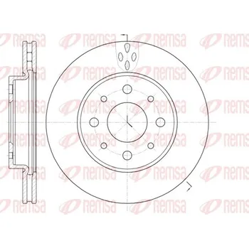 Brzdový kotouč Brzdový kotouč REMSA 6745.10
