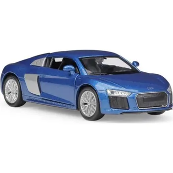 autíčko Welly Audi R8 V10 1:34-39 modré