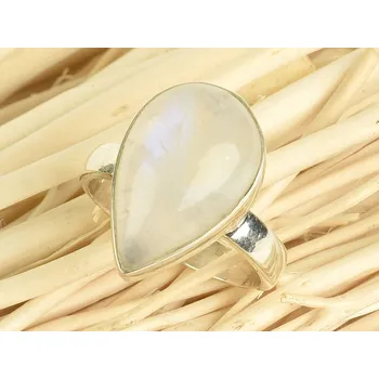 Prsten Prsten měsíční kámen kapka vel.56 Ag 925/1000 5,3g