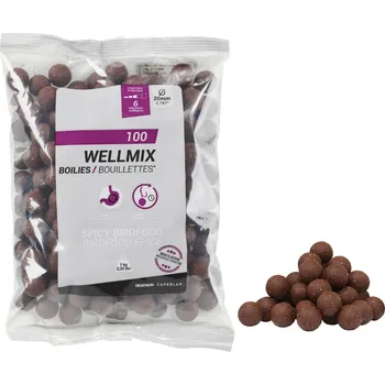 Boilies CAPERLAN Boilies na kaprařinu Wellmix 20 mm 1 kg Spicy Birdfood