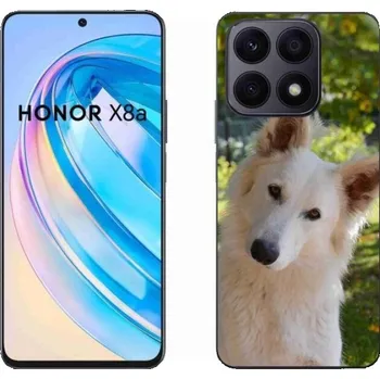 Pouzdro na mobilní telefon Gelový kryt mmCase na mobil Honor X8a - bílý švýcarský ovčák 1