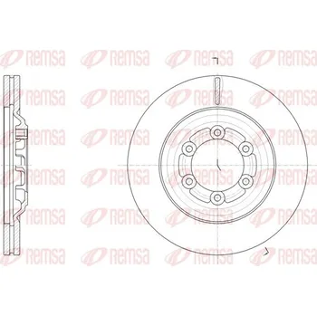 Brzdový kotouč Brzdový kotouč REMSA 61510.10