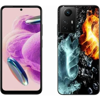 Pouzdro na mobilní telefon Gelový kryt mmCase na Xiaomi Redmi Note 12S - voda a oheň