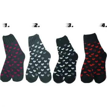 Dámské ponožky DÁMSKÉ THERMO PONOŽKY (zdravotní) s bambusem AMZF PB859 (Dámské bambusové teplé ponožky)