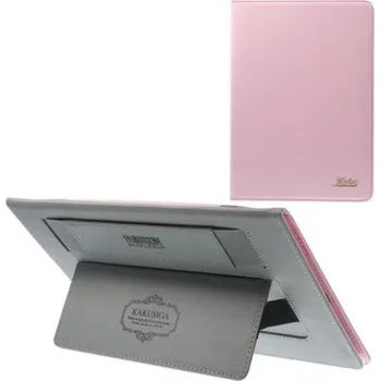 Pouzdro na tablet Kusi PU kožené pouzdro se stojánkem na iPad Air 2 - růžové