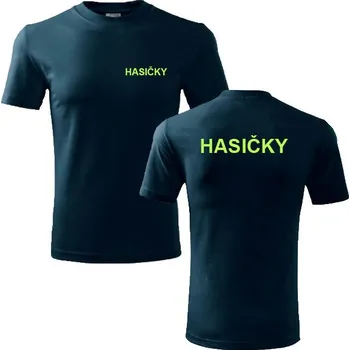 UNI Triko s potiskem Hasičky Barva: Tmavě-modrá, Velikost: XL