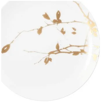 Talíř Pečivový talíř 18 cm LIBERTY GOLDEN ROSE HIP, zlatá, Seltmann Weiden