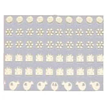 Umělé nehty Zdobení zlaté - Dárečky a ozdoby