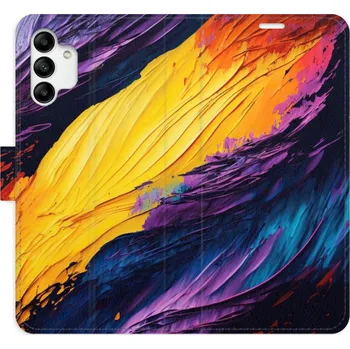 Pouzdro na mobilní telefon Flipové pouzdro iSaprio - Fire Paint - Samsung Galaxy A04s