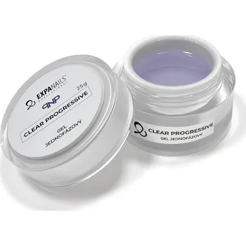 Umělé nehty UV/LED gel modelovací - Clear progressive 15g