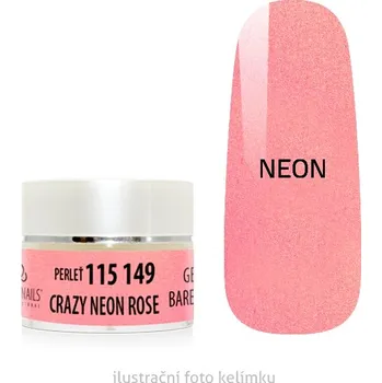 Umělé nehty UV/LED gel barevný - Crazy Rose neon 5g
