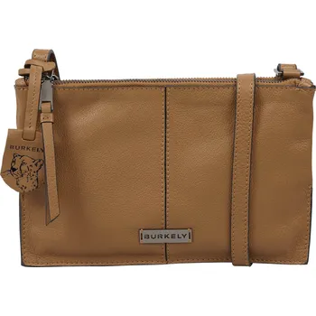 Kabelka Dámská crossbody kožená kabelka Burkely Nelas - hnědá