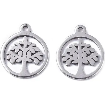Přívěsek Přívěsek z nerezové oceli - strom života 12x10x1 mm