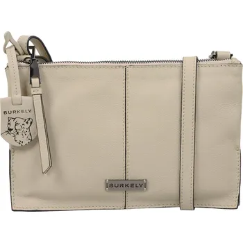 Kabelka Dámská crossbody kožená kabelka Burkely Nelas - béžová