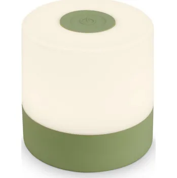 Lampička BRILONER LED nabíjecí stolní lampa, 7 cm, 2W, 150lm, zelená IP44 BRILO 7461019
