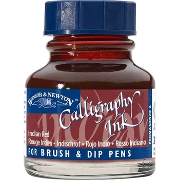 Kaligrafický inkoust WINSOR & NEWTON Calligraphy Ink, 30ml Indian Red