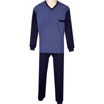 Pánské pyžamo Pánské Pyžamo Dlouhé FOLTÝN PD 325 Velikost: 4XL