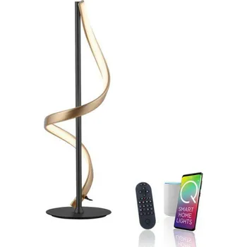 Lampička PAUL NEUHAUS Paul Neuhaus LED stolní lampa Q-SWING antracit matná mosaz Smart Home ZigBee 2700-5000K PN 4385-13