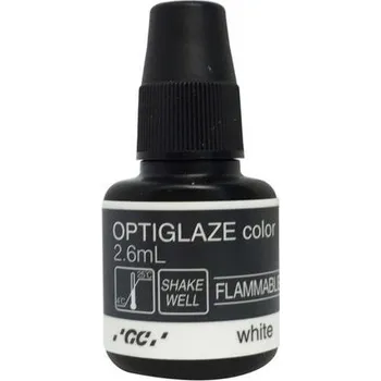 Lak na nehty GC OPTIGLAZE color white 2,6 ml - GC Optiglaze color, ivory white, 2,6ml
